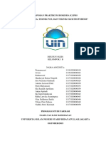 Laporan Praktikum Biokimia Klinis "Isolasi Dna, Teknik PCR, Dan Teknik Elektroforesis"