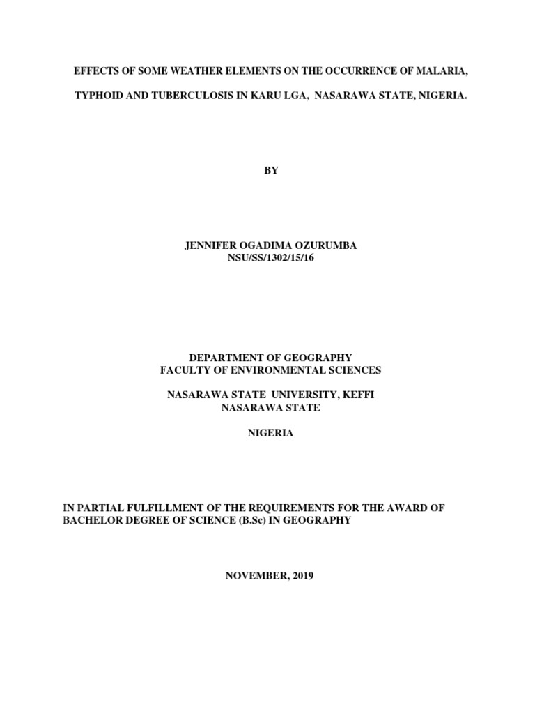 Effects of Some Weather Elements On The Cova 22 PDF Physical