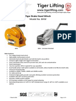 Tiger Lifting: Tiger Brake Hand Winch