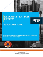 Dokumen Rencana Strategis Review BPBD Sidoarjo Tahun 2018 PDF