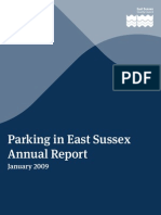 East Sussex Parking Annual Report Jan09