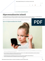 Reportaje 2019 Hipersexualización Infantil, Qué Es y Cómo Afecta A Los Niños y Niñas PDF