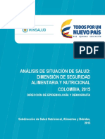 Análisis de Situación de Salud Dimensión SAN