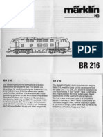 Marklin BR 216 Diesel Locomotive