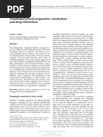 Clopidogrel Pharmacogenetics: Metabolism and Drug Interactions