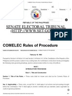 COMELEC Procedure