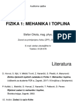 Fizika (Mehanika I Toplina)