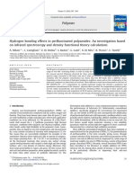 Hydrogen Bonding Effects in Perfluorinated Polyamides: An Investigation Based On Infrared Spectroscopy and Density Functional Theory Calculations