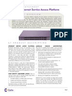 Calix E7-2 Ethernet Service Access Platform: Product Datasheet