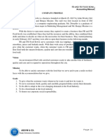 Company Profile: Accounting Manual