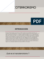 Narcoterrorismo Diapositivas