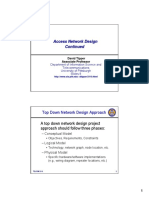 Access Network Design Continued