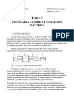 Procesarea Arborelui Unei Masini Electrice