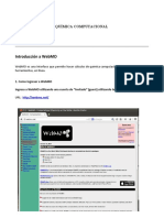 Química computacional WebMO: Optimización de geometría y cálculos vibracionales de H2O a nivel HF