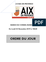 Ordre Du Jour: Ville D'Aix-En-Provence