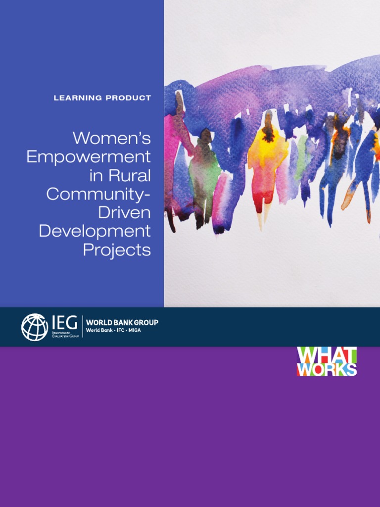 Women's Empowerment in Rural Community-Driven Development Projects ...