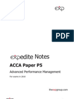 ACCA Paper P5: Notes