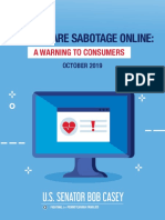 Senator Casey - Health Care Sabotage Online
