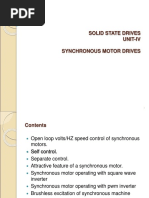 Solid State Drives Unit-Iv Synchronous Motor Drives