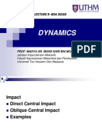 Dynamics: LECTURE 9-BDA 20103