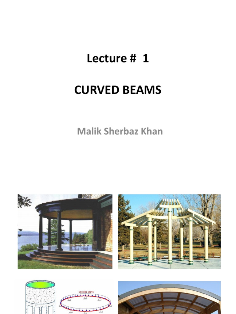 Stress Formulas and Calculations for Curved Beam Design PDF