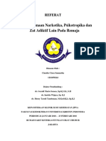 REFERAT Penyalahgunaan Narkotika, Psikotropika Dan Zat Adiktif Lain Pada Remaja