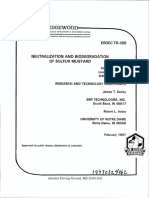 Neutralization and Biodegradation of Sulfur Mustard: Edgewood