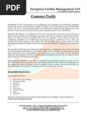 Company Profile Sample