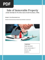 CPC Project - Sale of Immovable Property