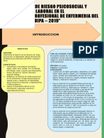 Factores de riesgo psicosocial y desempeño laboral en enfermería