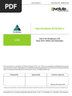 Lcd Data Sheetgm g24064a Btsesw V