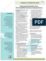 Reducing Air Pollution From: The Hospitality Industry (Lodging Sector)