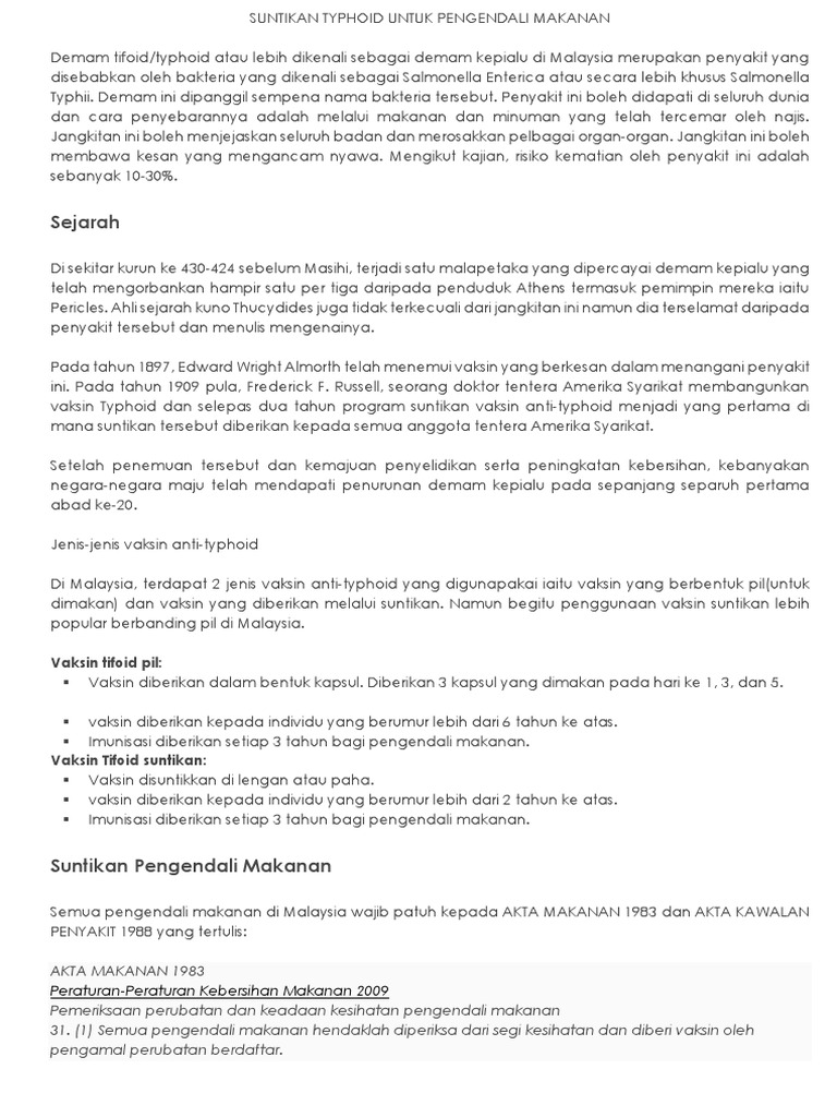 Typhoid  PDF
