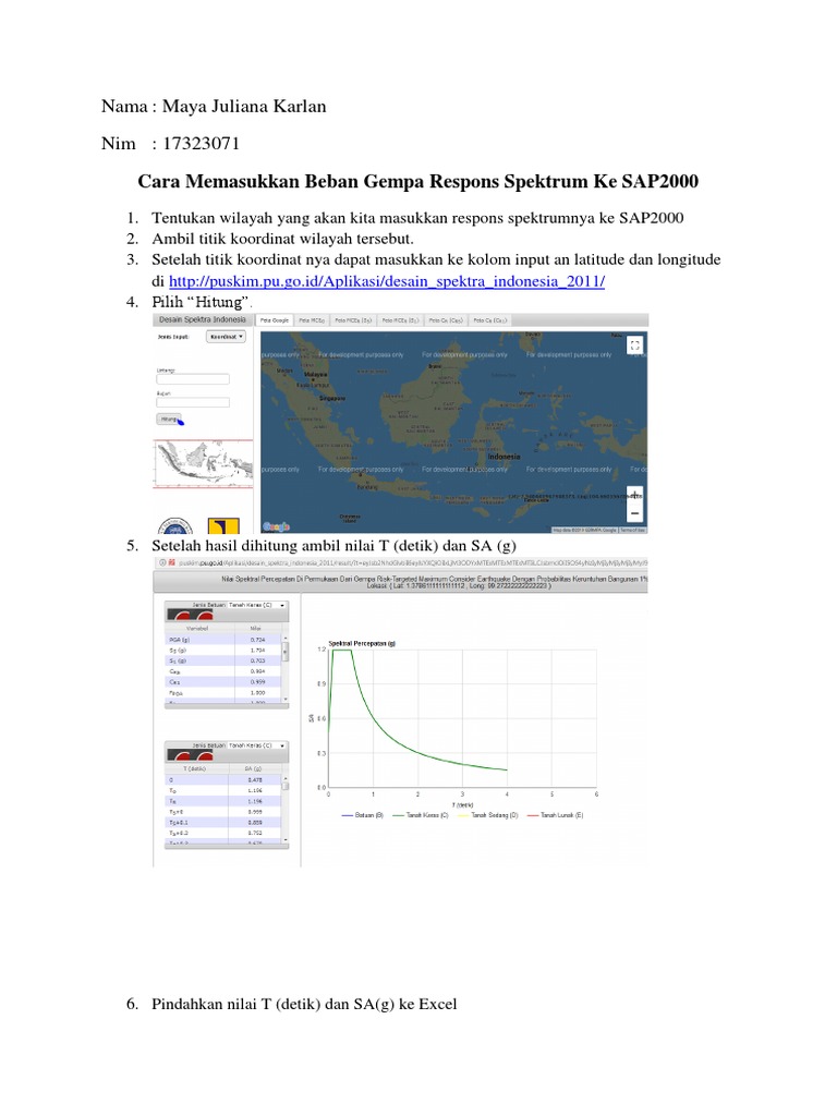 Memasukkan Beban Gempa di SAP2000 | PDF | Komputer