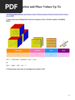 Number Notation and Place Values Up To 10000