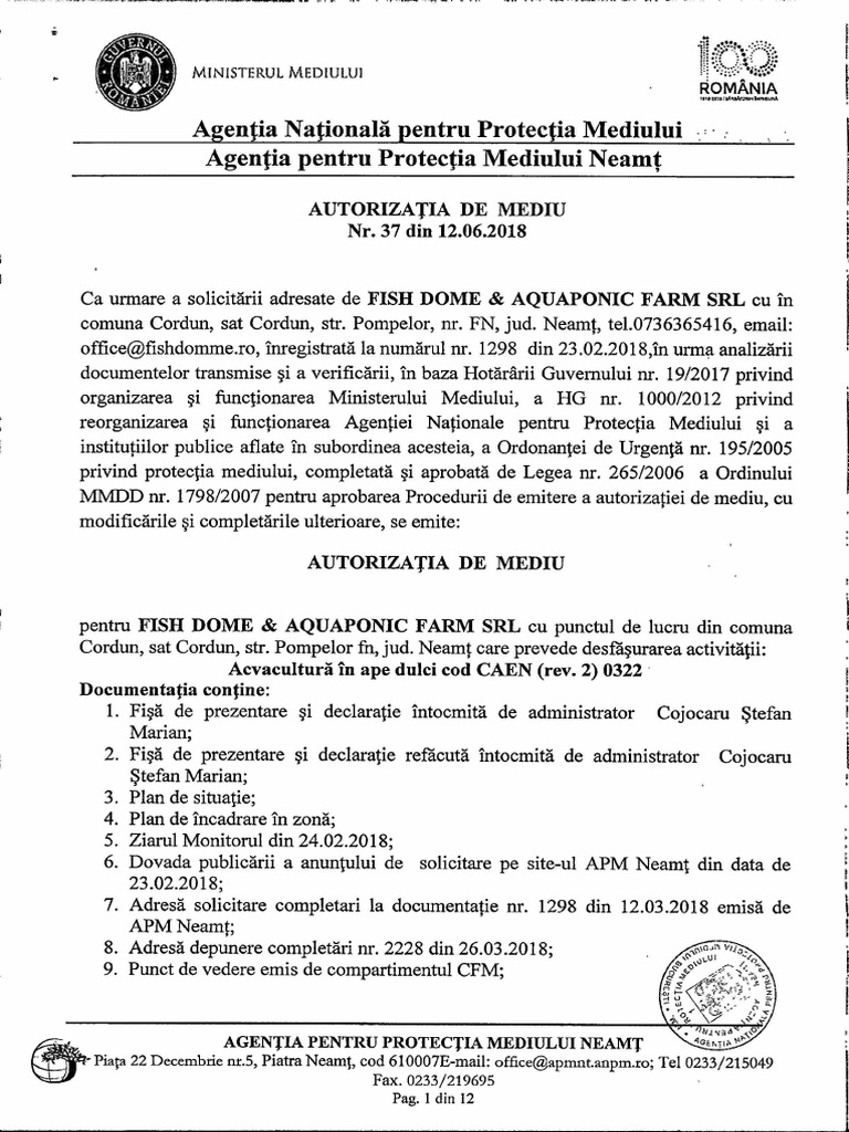 Fish Dome Aquaponic Farm Srl Pdf