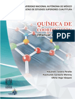 Química de Coordinación: Manual de Prácticas