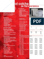 MaxWool Colcha de Fibra Ceramica Hoja Tecnica (ESP) PDF