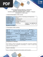 Activity Guide and Evaluation Rubric - Phase 2 - Propose Strategies to Create Value