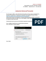 Manual Instalacion Universal Forwarder Windows PDF