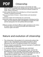 Citizenship