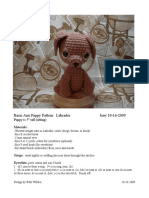 Basic Labrador Puppy Crochet Pattern