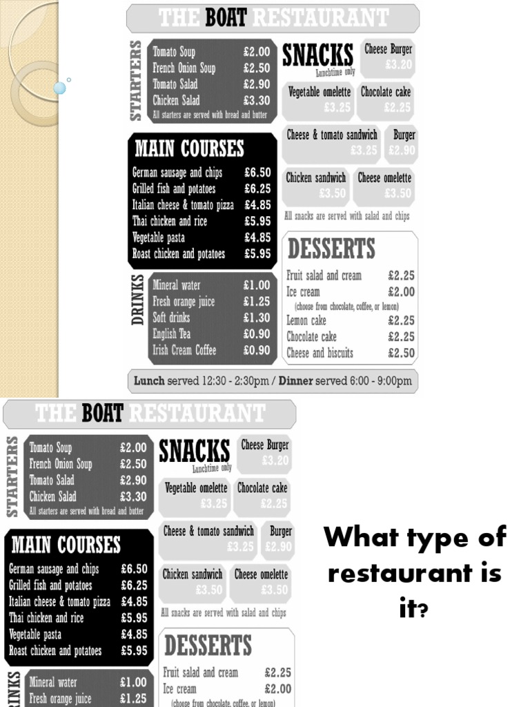 Restaurant Menu and Ordering Guide | PDF | Desserts | Menu