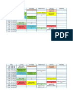 Horarios de Clases 2018-I