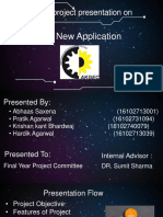 Final Year Project Presentation On: Web New Application