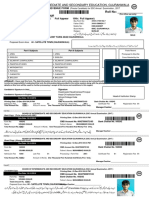 Admission /revenue Form: Roll No