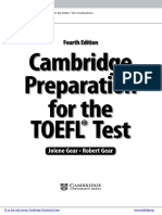 Cambridge Preparation For The Toefl Test: Fourth Edition