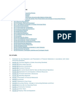 List of Accounting Standards