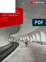 Projektwettbewerb Erweiterung Bahnhof Zuerich Stadelhofen
