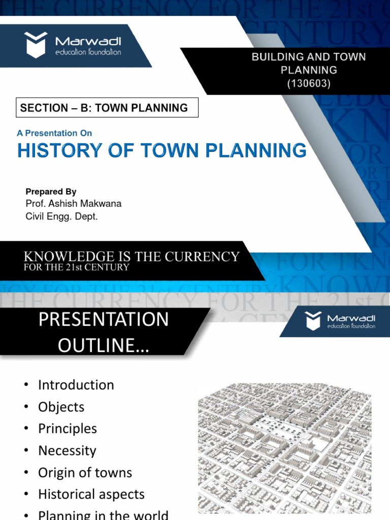 History of Town Planning | PDF | Gujarat | Urban Planning